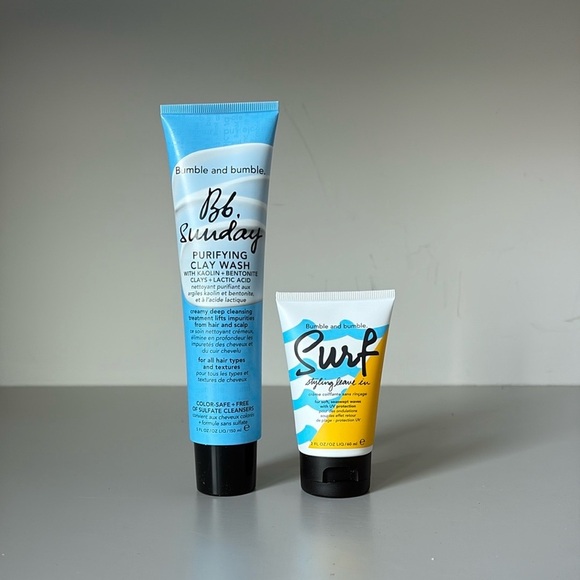 Bumble and Bumble Bb Sunday Purifying Clay Wash &  Surf Styling Leave In - Picture 1 of 1